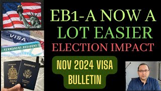 Visa Bulletin November 2024 - EB1A Just got a lot easier *Good News*