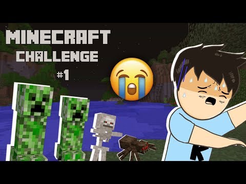 FINESTLY CHALLENGED ME TO PLAY MINECRAFT! (My First Day In Minecraft) || KirtiChow