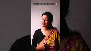 Adharam Madhuram 💛🦚 | Soulful Krishna Bhajan Cover #devotional #krishna #bhajan #spiritual #singing