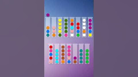 Ball Sort Puzzle Color Sorting Level 486  |  Ball Sort Puzzle Level 486 (No extra tubes)