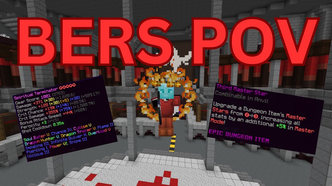 POV M5 BERSERKER Hypixel skyblock YouTube