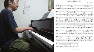 『Capetown District Six (Abdullah Ibrahim)』  played by Takeshi Fukushima (Solo Piano) with sheet