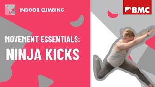 How to do a ninja kick when climbing