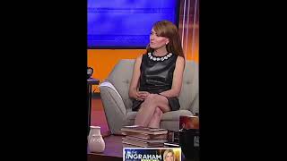 Dagen McDowell Rare Legs & More Appearance in Leather on GutFeld!