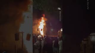 Disneyland's Fire-Breathing Dragon Catches on Fire