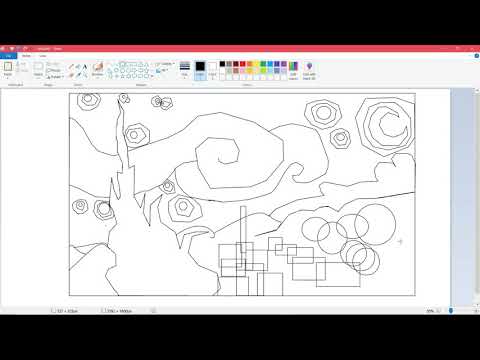 (My own version) Starry Night - Vincent Van Gogh