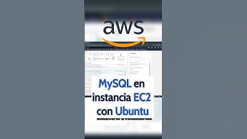 Base de datos MySQL en EC2 #aws #ec2instance #mysql #ubuntu