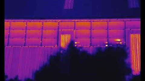 Solar panel thermal anomaly