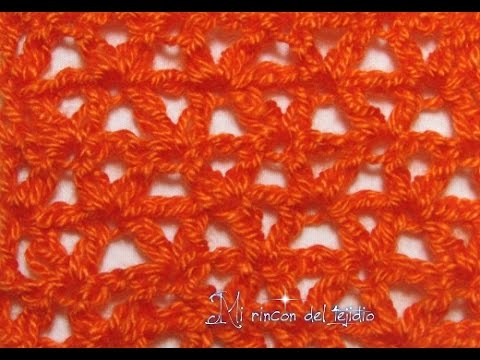 Crochet Punto fantasia #9 paso a paso - YouTube