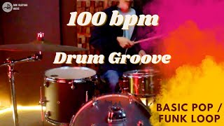 Drum Tracks 100 Bpm I 20 Minute Drum Loop