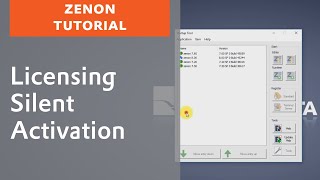 zenon License Manager automation - Silent activation