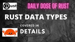 Rust 101: Mastering the Basics of Data Types in Rust