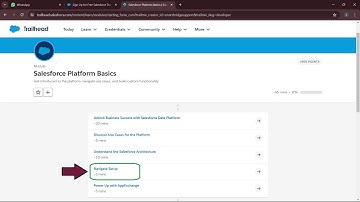 Salesforce Platform Basics || Navigate Setup || Quiz Answers || Salesforce Trailhead