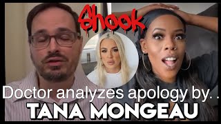 Tana Mongeau Apology Video Analysis | DR. TODD GRANDE | REACTION *I couldn't stop laughing*