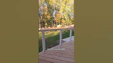 Modern your deck with DIY cable railing #diyhome #diyhomeimprovement #diyhomerenovation