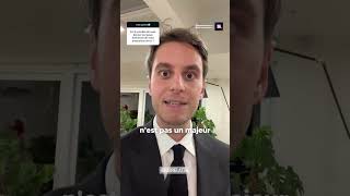 ⚖️ Justice : proposition de loi concernant la justice pénale des mineurs (Gabriel Attal)