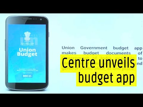 FM unveiled budget mobile app ahead of Union budget