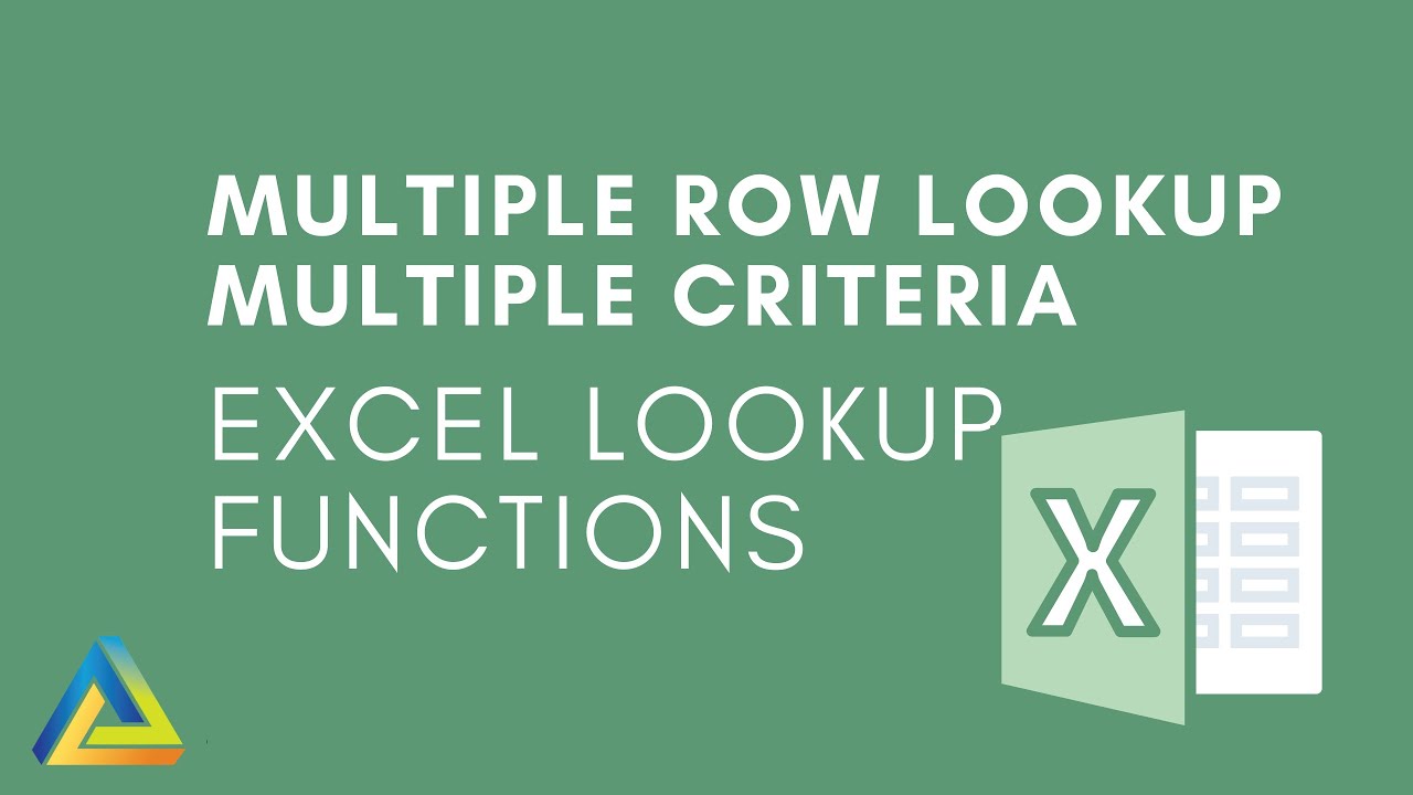 Multiple Row Look Up using Multiple Criteria - Excel Array Formulas ...