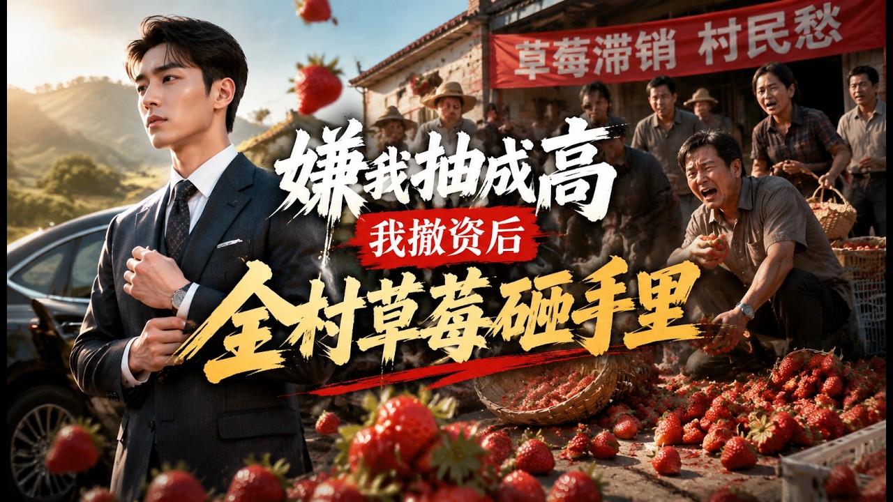 嫌我抽成高撤資後，全村草莓砸手裡
