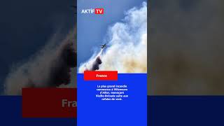Violent forest fires in Haute-Loire: massive firefighter intervention on the 27th and 28th