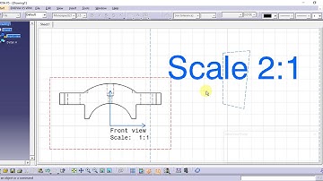 Catia Tutorial in Tamil 122 : Sketched Quick Detail Profile | Details | Views | Drafting