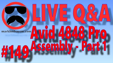 Live Q&A #149 – Avid 4848 Pro Assembly – Legs, Machine Frame, and Gantry Risers