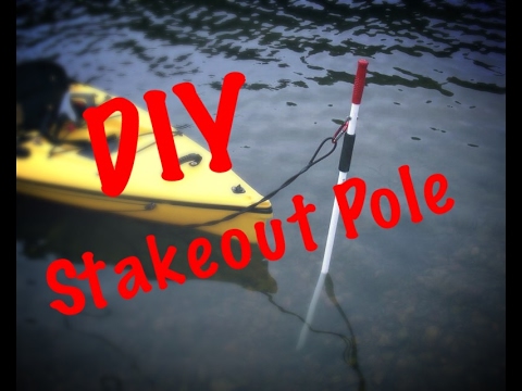 Kayak Fishing - DIY Stakeout pole - YouTube