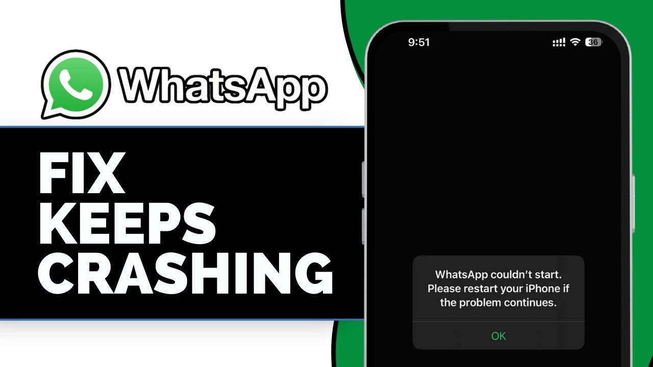 How To Fix WhatsApp Keeps Crashing On iPhone (2026) - YouTube
