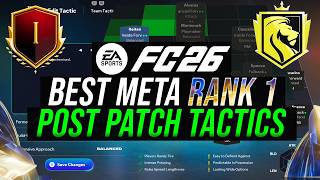 BEST TACTICS OF THE YEAR -15-0 Best META Rank 1 Custom Tactics & Formations Explained in FC 26
