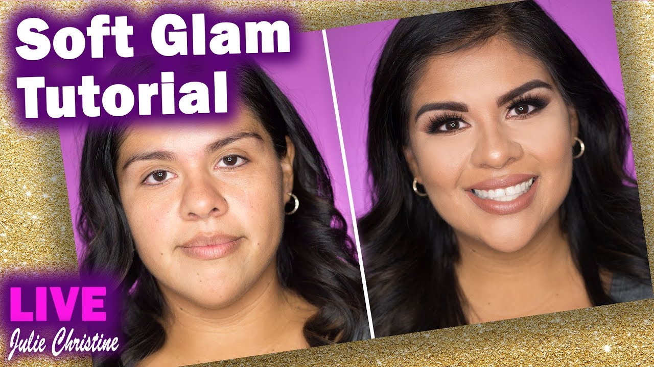 Soft Glam Easy Contour Full Face Makeup Tutorial In Real Time