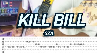 Video thumbnail of "KILL BILL |©SZA |【Guitar Cover】with TABS"