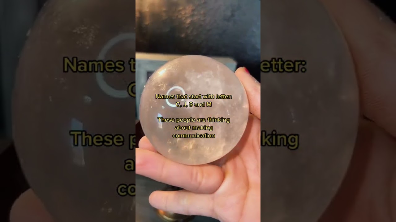 Crystal Ball Reading yes or no will they make communication?