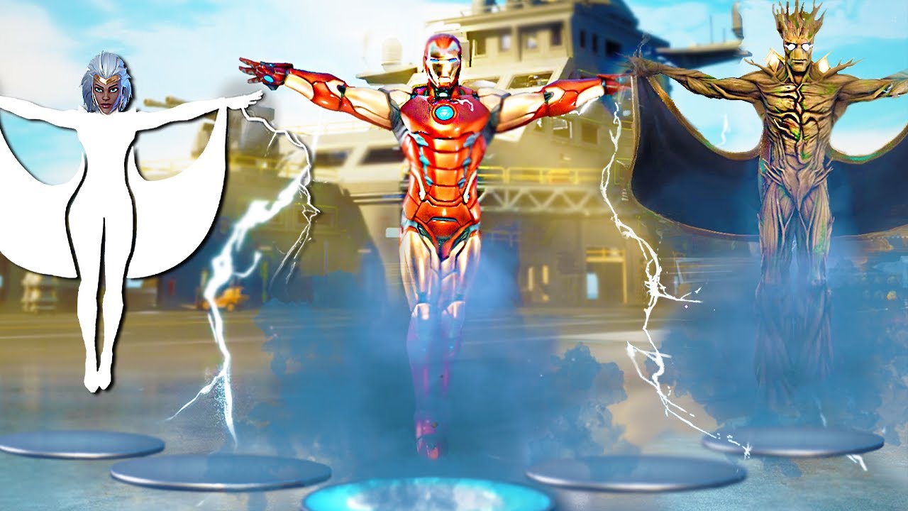 Storm's Emote with Season 4 Battle Pass Skins (Gale Force Fortnite built-in Emote)