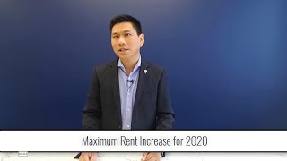 What is the maximum allowable increase for rent in 2020?