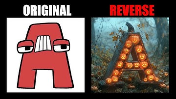 Reverse Alphabet Lore But In Halloween (A-Z...) - All Alphabet Lore Meme Animation - TD Rainbow