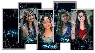 Glass broken video editing in kinemaster ll kinemaster status video editing ll