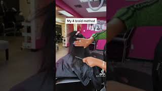 4 braid method sew in