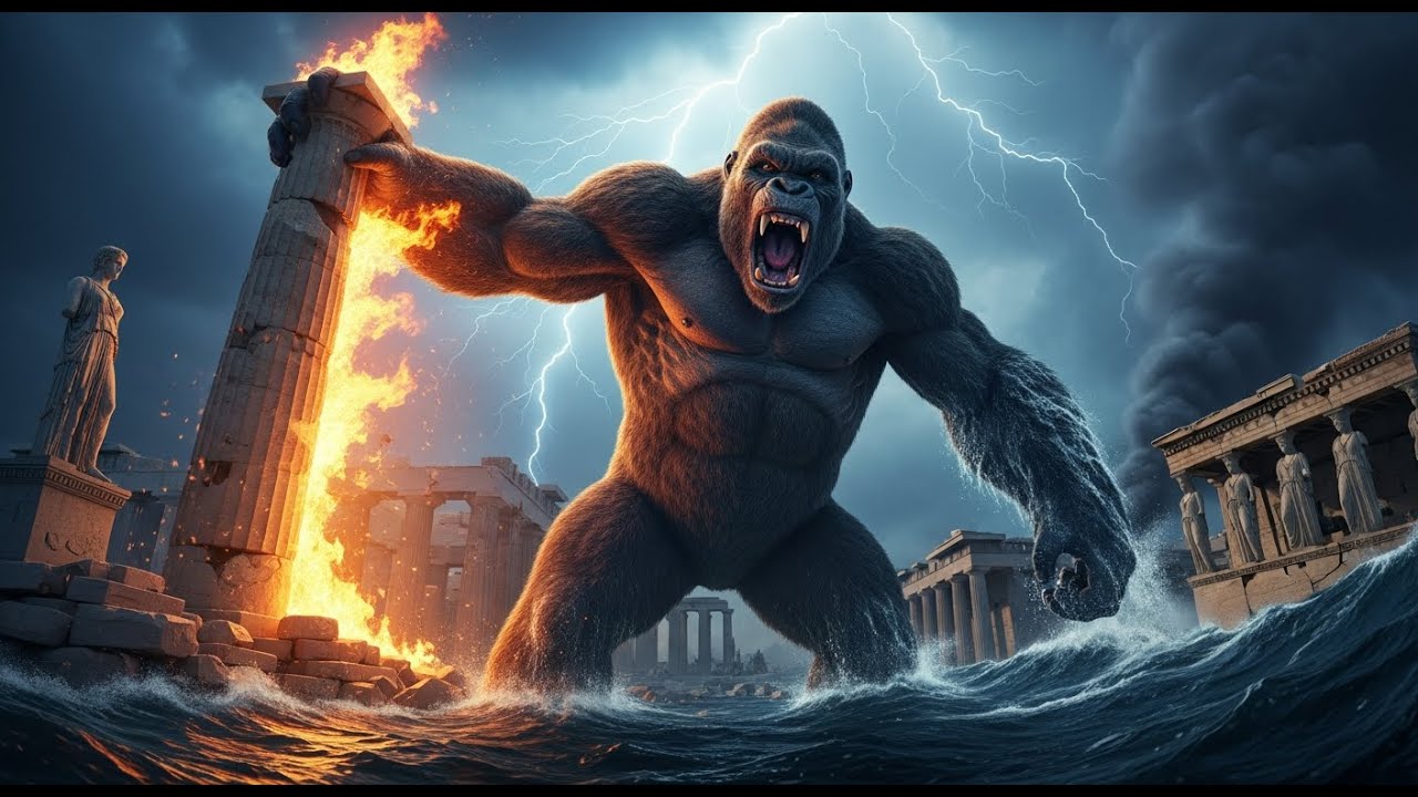 Epic Showdown King Kong vs  Floods and Fire in Ancient Athens   A Disaster Beyond Legend!