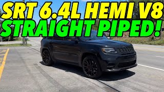 2017 Jeep SRT Grand Cherokee 6.4L HEMI V8 w/ STRAIGHT PIPES! by Exhaust Addicts 4,188 views 3 days ago 4 minutes, 27 seconds