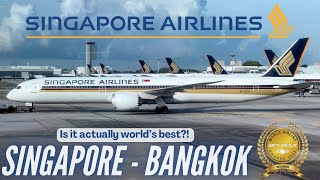 Trip Report | World’s Best? | Singapore - Bangkok | Singapore Airlines Economy Class | Boeing 787-10