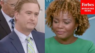 'Where Is This Coming From?': Karine Jean-Pierre Stunned By Peter Doocy's Question About Beer