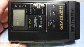 AIWA 1988年　ポータブルカセットレコーダー　HS-J20