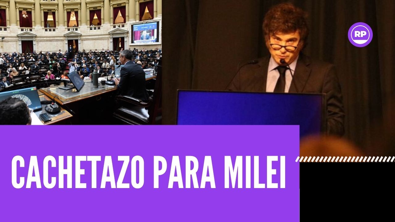 El Congreso le acaba de dar un durísimo cachetazo a Milei