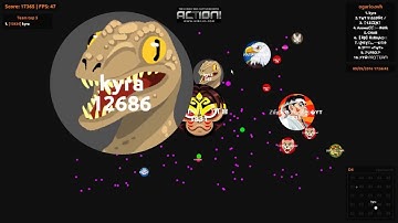 Agar.io Gameplay - Destroy,PopSplit,Cannon Split,Tricksplits and Split Run