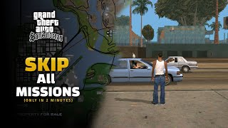 Skip All Missions And Unlock Full Map In GTA San Andreas Android | Kaarma