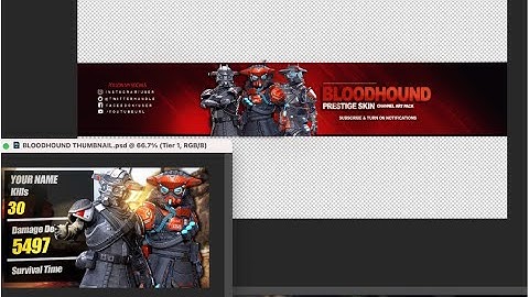 APEX LEGENDS Thumbnail - Photoshop Thumbnail Tutorial