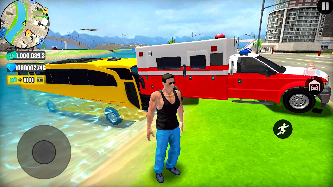 Go to Town 6 - Transport Bus & Ambulance Driving in Open World Game - Android Gameplay