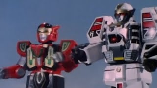 Mighty Morphin Power Rangers - Wild West Rangers - Megazord Fight