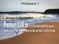 Philippians 1 with text  press on more info