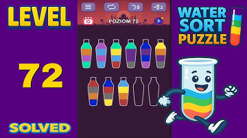 Water Sort Puzzle – Level 72 | Fast & Clean Solution